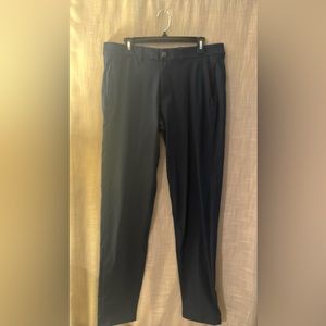 Mens Lululemon classic commission pants warpsteme size 34 color: navy blue